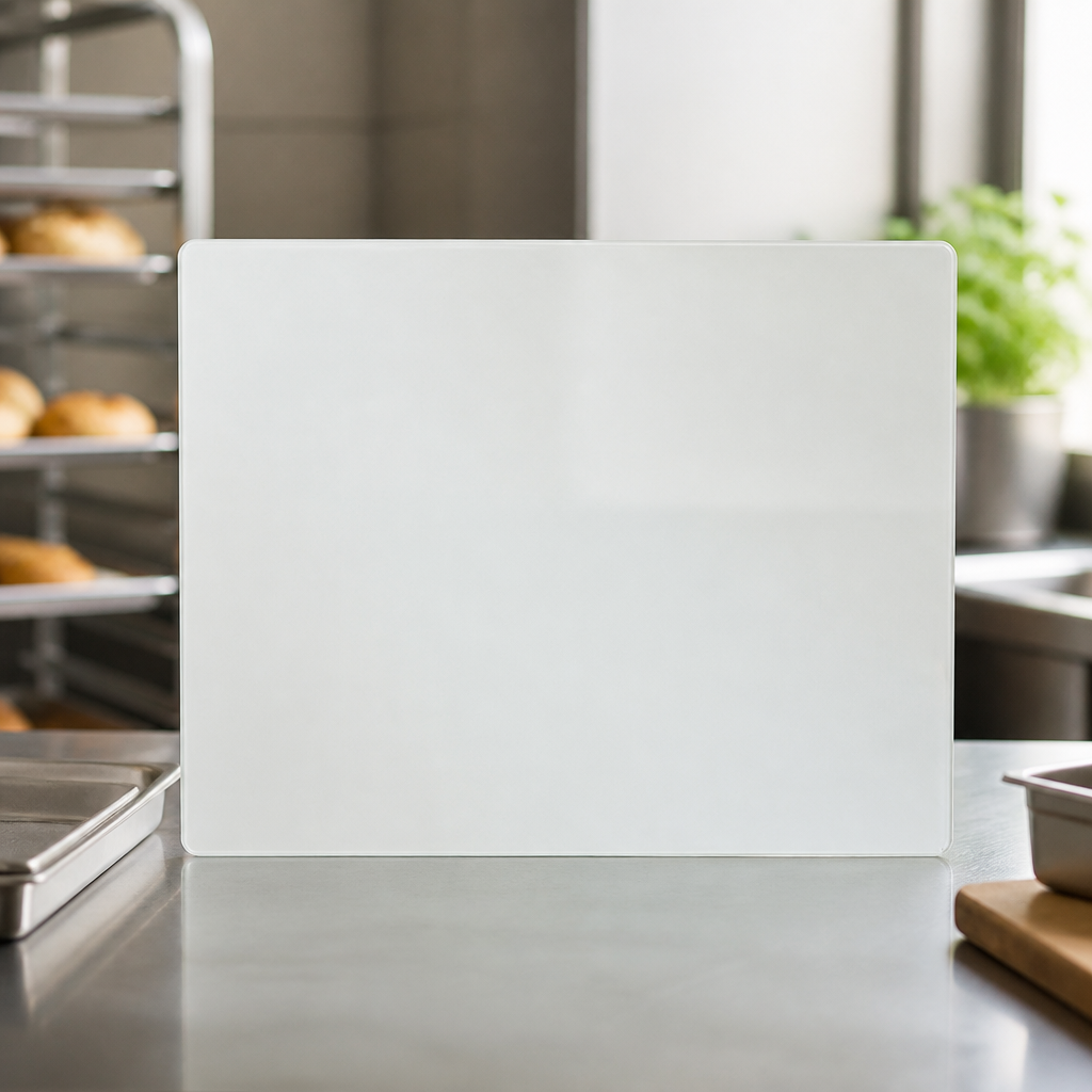 Commercial Glass Front Panel for Pie Cabinet 433mm High