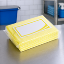 Commercial Heavy Duty Non-Woven Cleaning Cloths Yellow 25 Pack