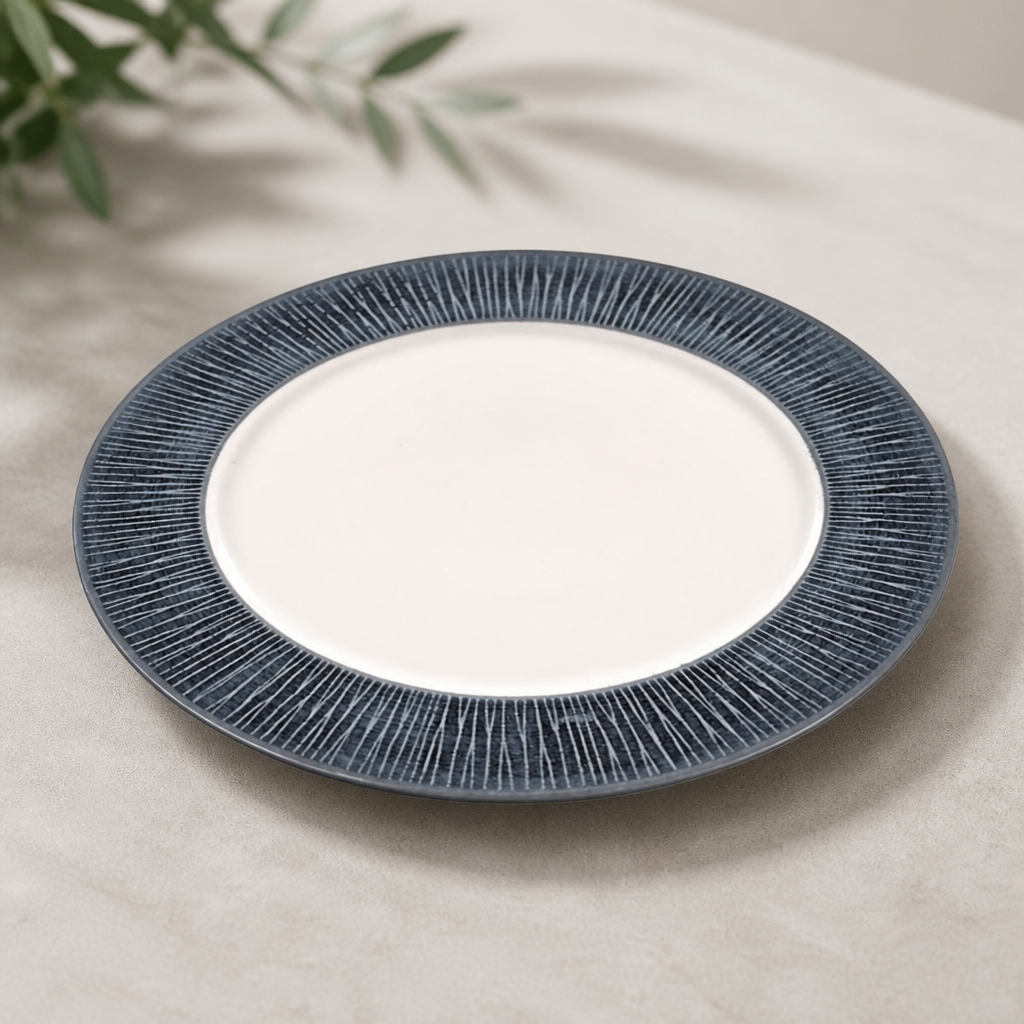 305mm Bamboo Presentation Plates Mist - 12 Pack Commercial Use