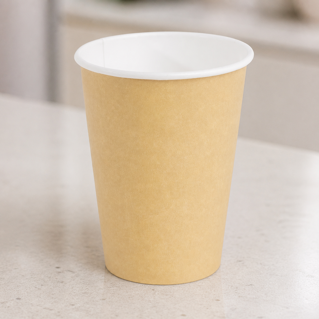 Commercial Disposable Coffee Cups 340ml Kraft 1000 Pack