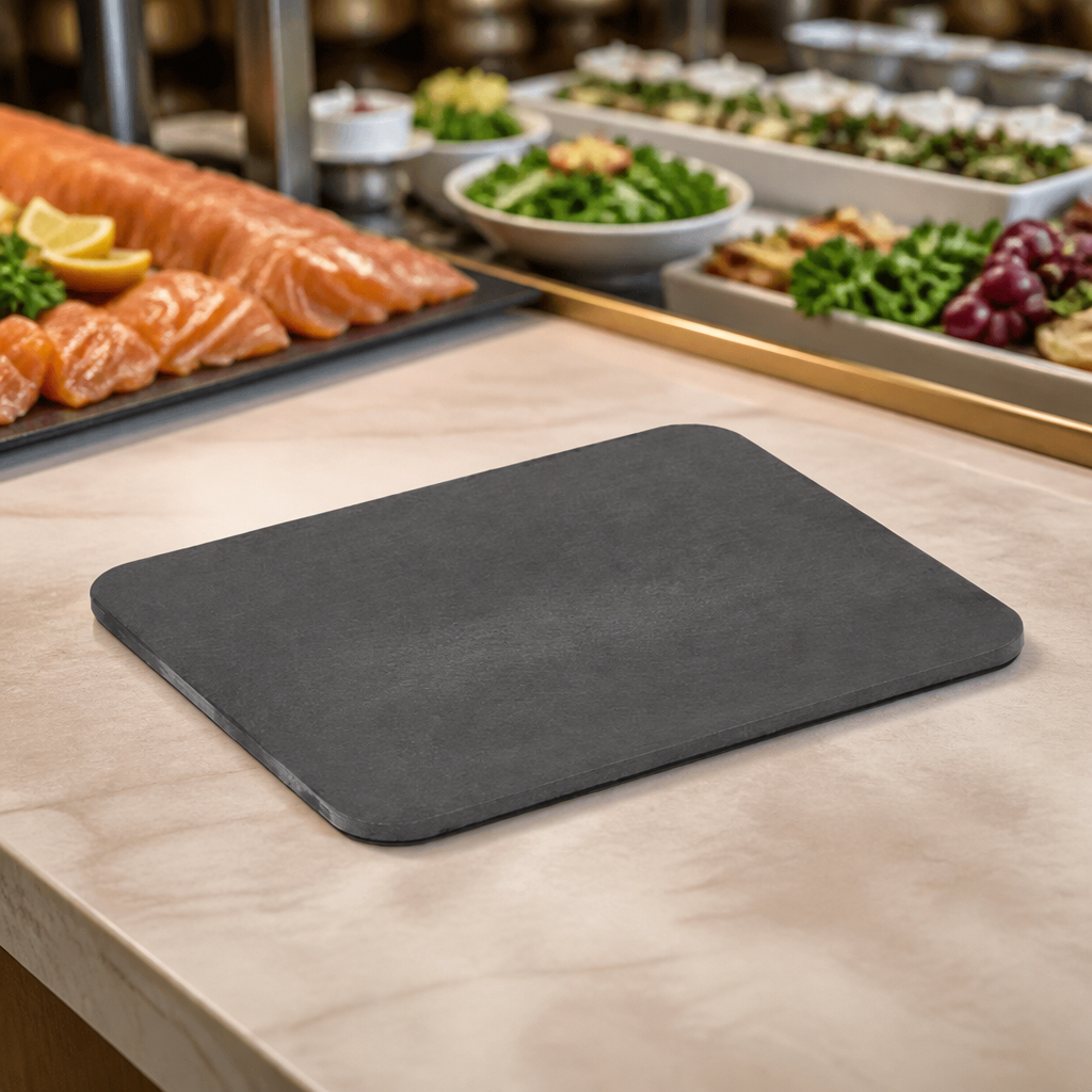 Commercial slate boards 325x265mm pack of 5 for food presentation