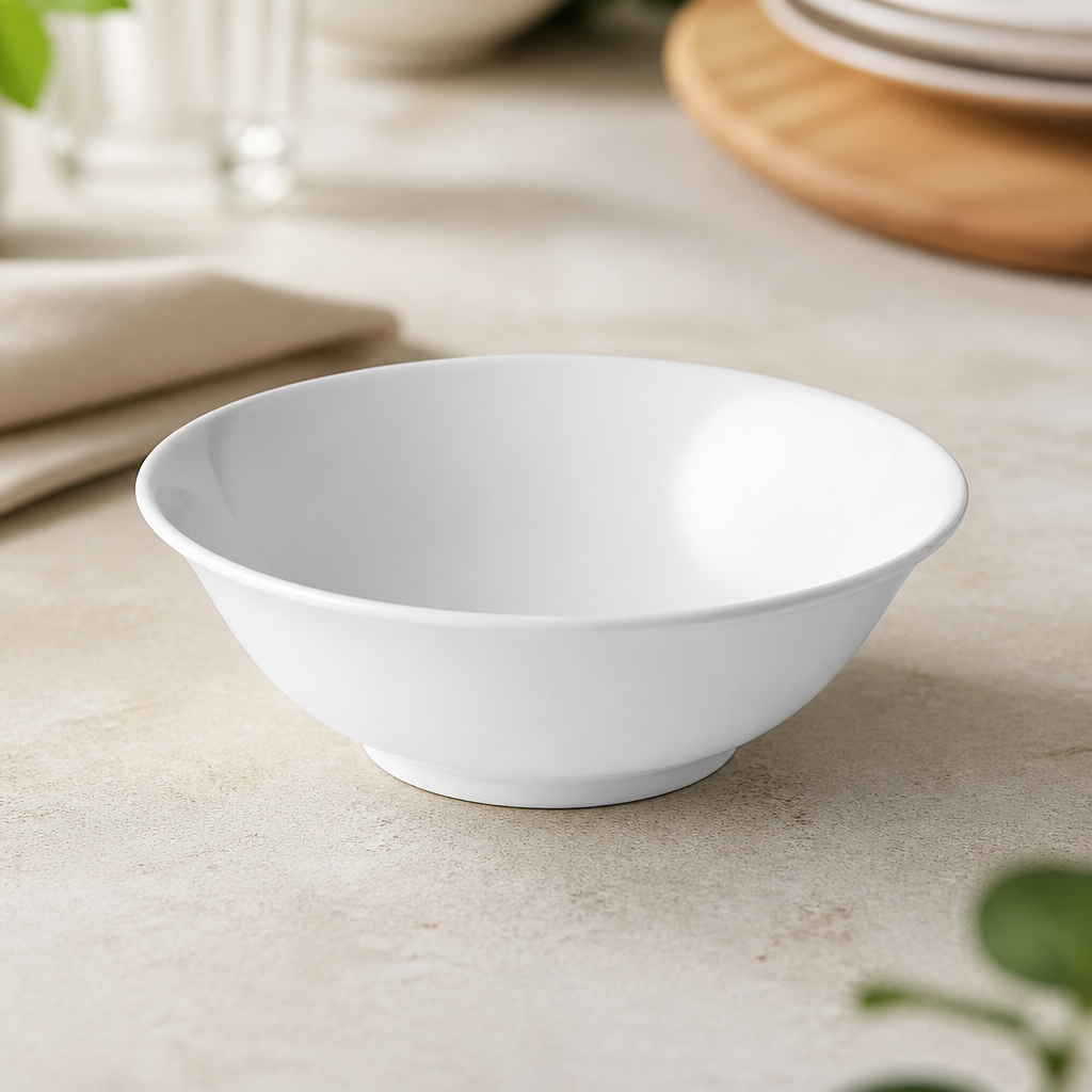 Commercial Melamine Cereal Bowls 150mm 460ml Pack of 12