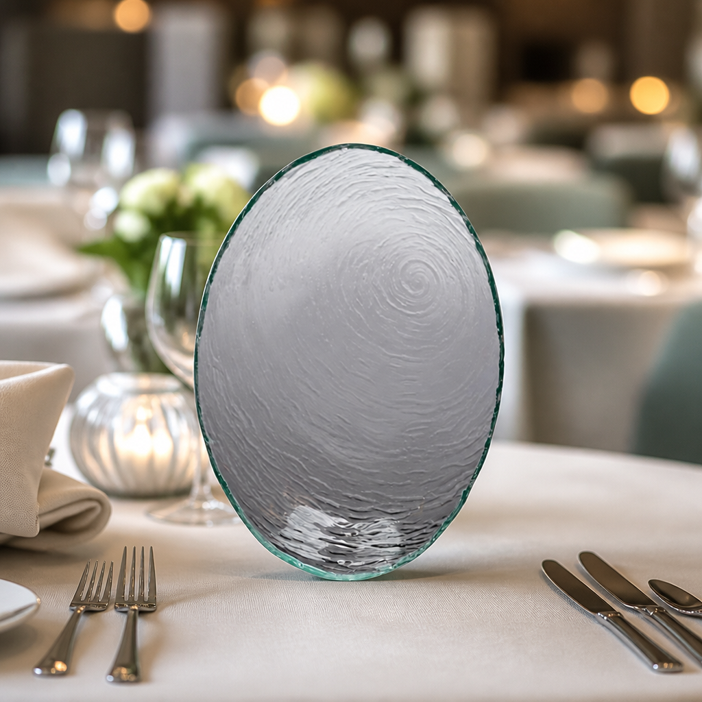 Commercial Glass Oval Bowls 300mm - 6 Pack