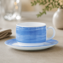 Commercial Brush Stacking Cups Blue 190ml Pack of 48
