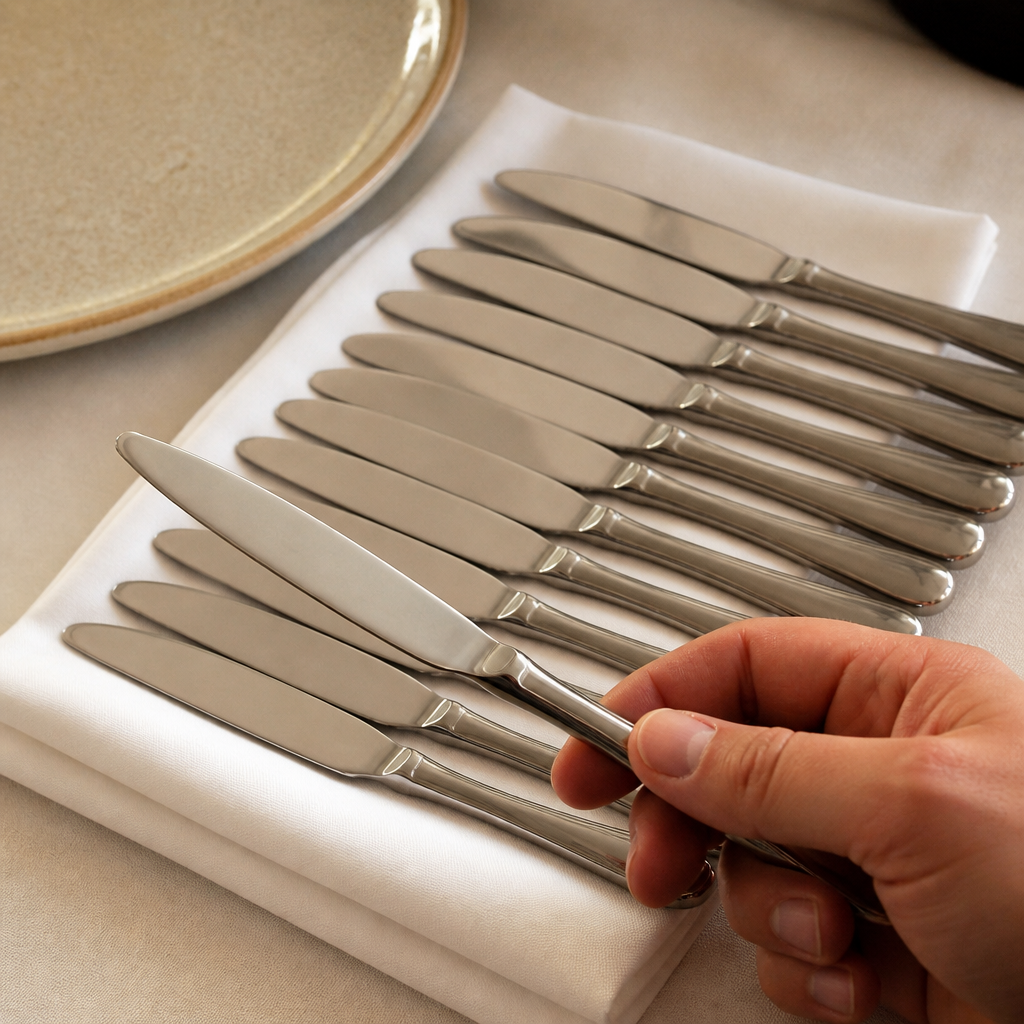 Commercial Stainless Steel Dessert Knife Set 12 Pack