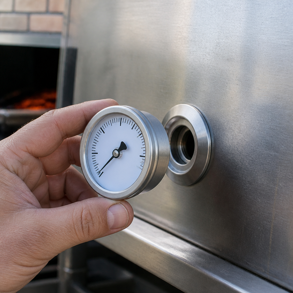 Commercial Charcoal Oven Thermometer Replacement Part 65mm