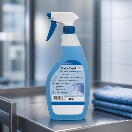 Commercial Glass Cleaner 750ml for Restaurants and Bars