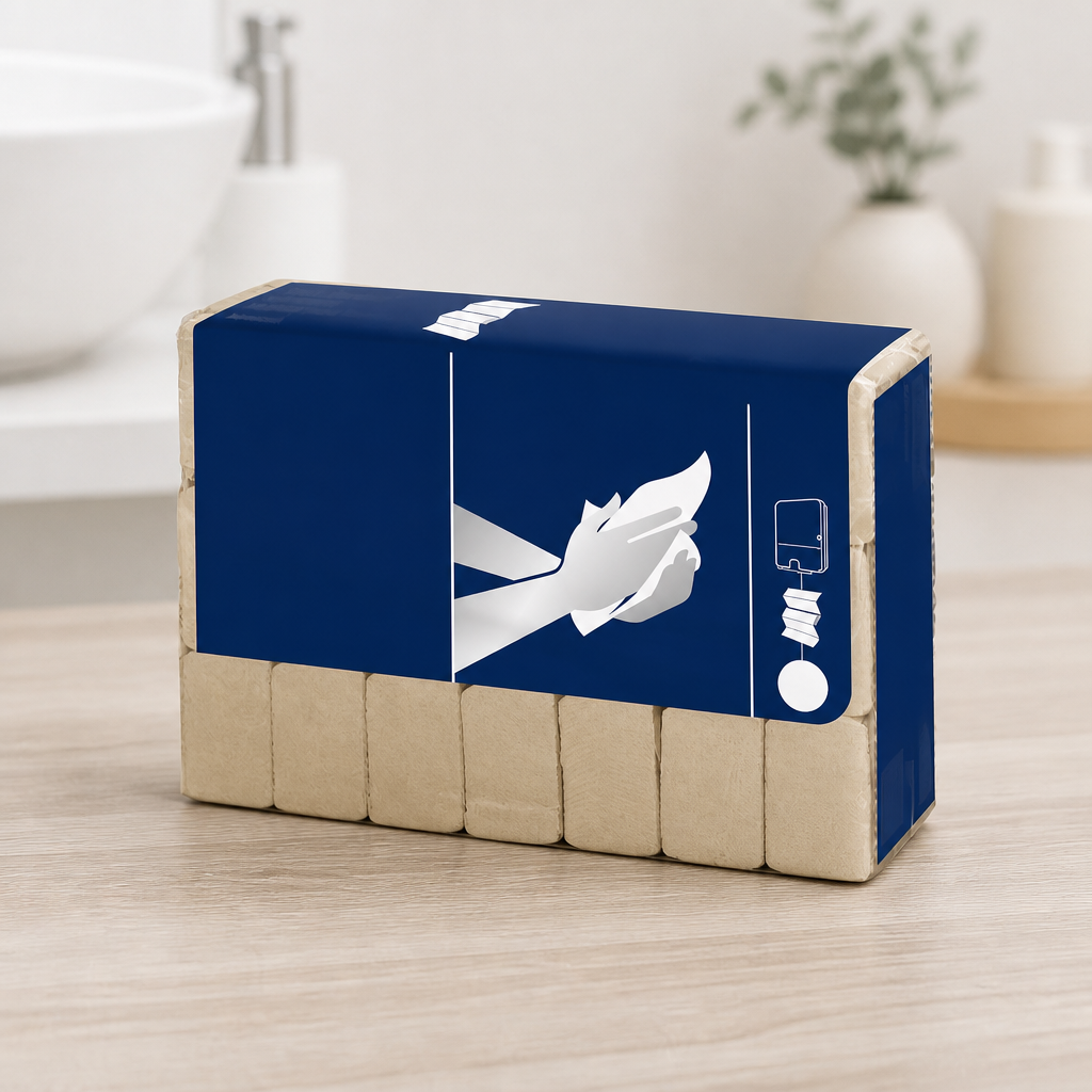 Commercial Multifold Paper Hand Towels Natural 21 Pack