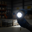 Premium Water-Resistant Rubber Torch with 7 LEDs, 31 Lumens Brightness, and 8 Hours Run Time