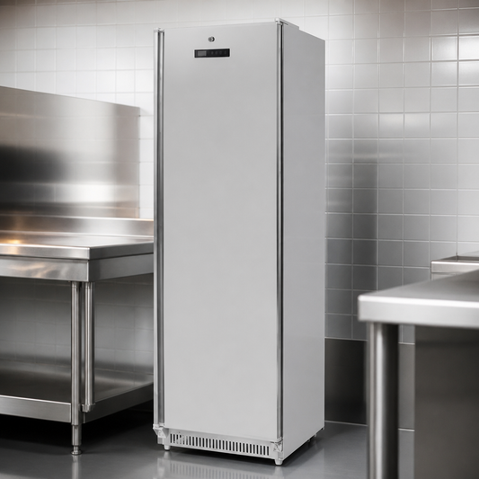 Commercial Stainless Steel Upright Fridge 400Ltr Capacity