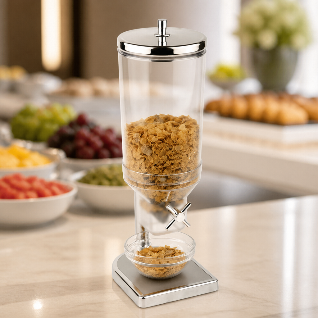 Commercial Cereal Dispenser 4.5L for breakfast buffets