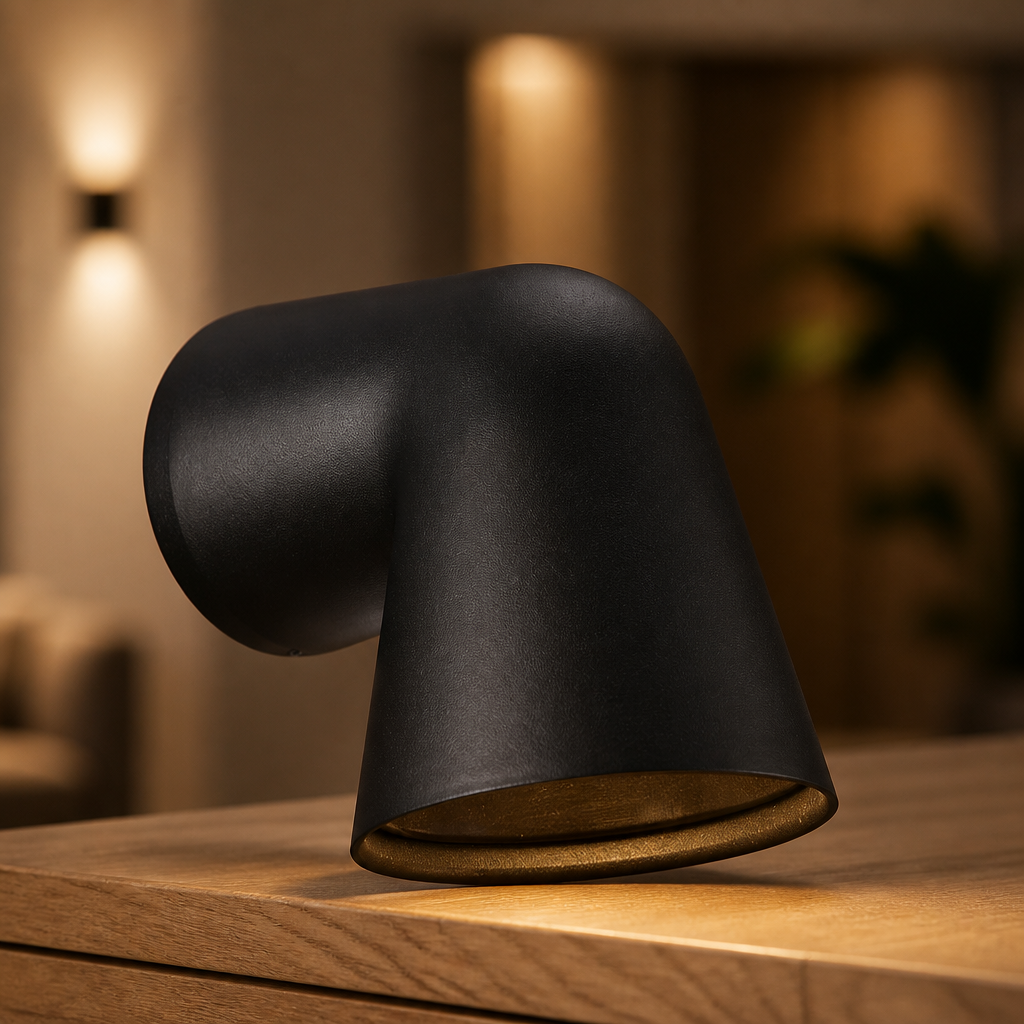 Outdoor Wall Light 156mm Height Aluminium Class 1 Earthed Fitting