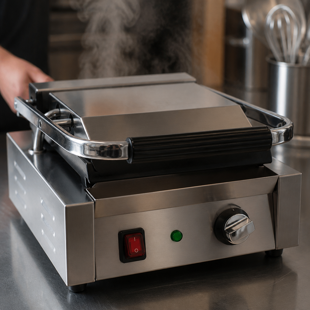 Commercial Contact Grill with 210 x 226mm cooking area