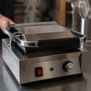 Commercial Contact Grill 210 x 226mm Cooking Area Stainless Steel