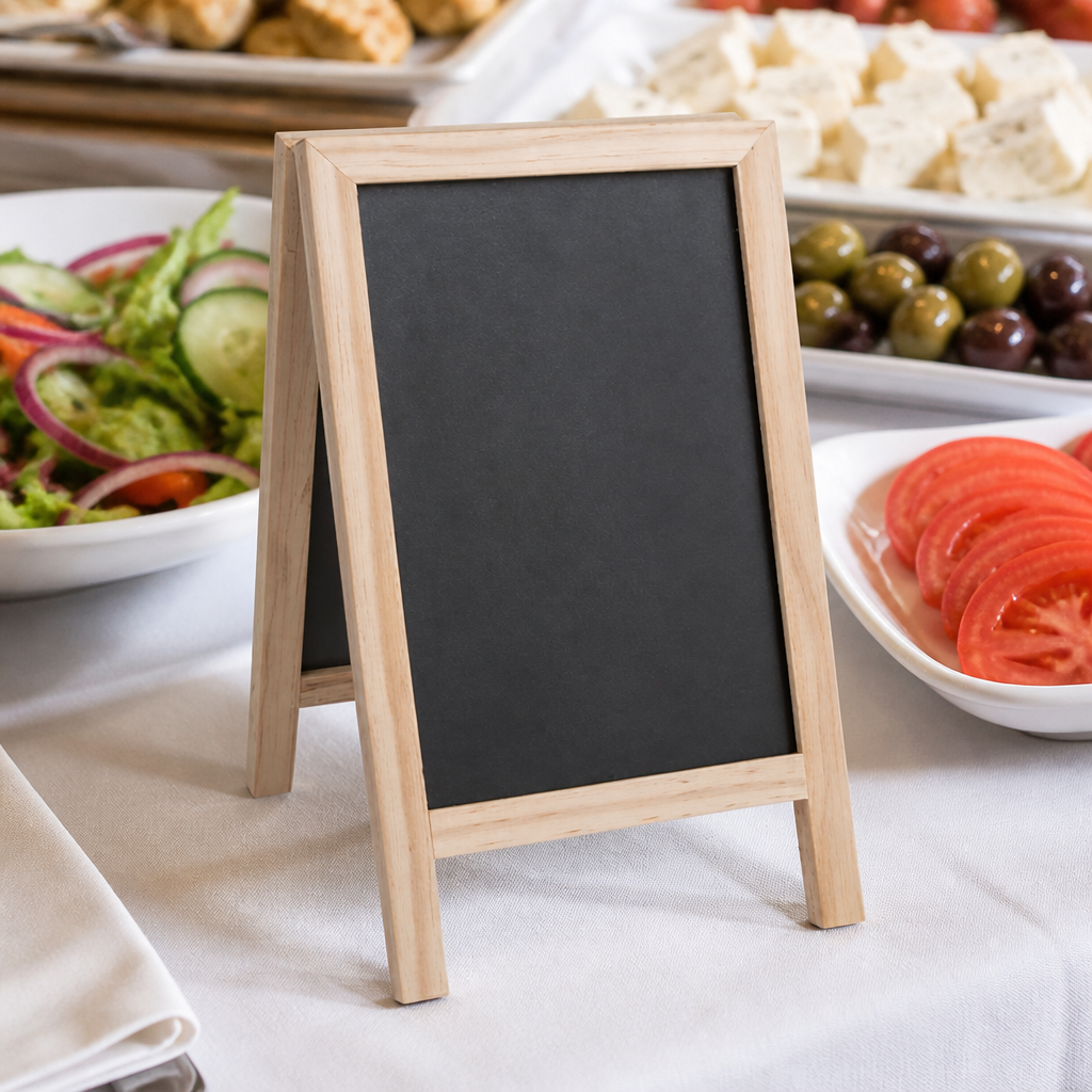 Commercial Mini Folding Menu Board 250mm x 150mm