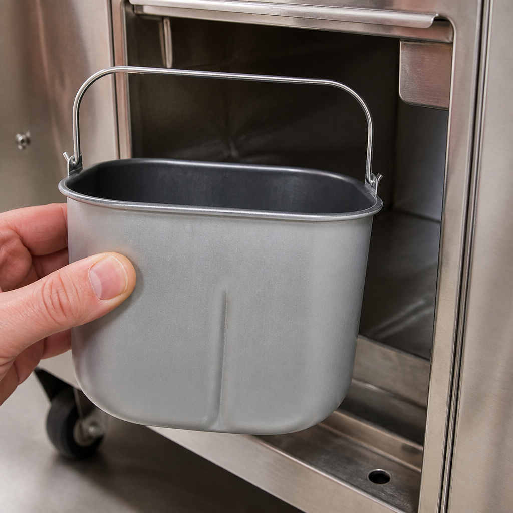 Commercial Metal Bucket 180mm High for catering equipment