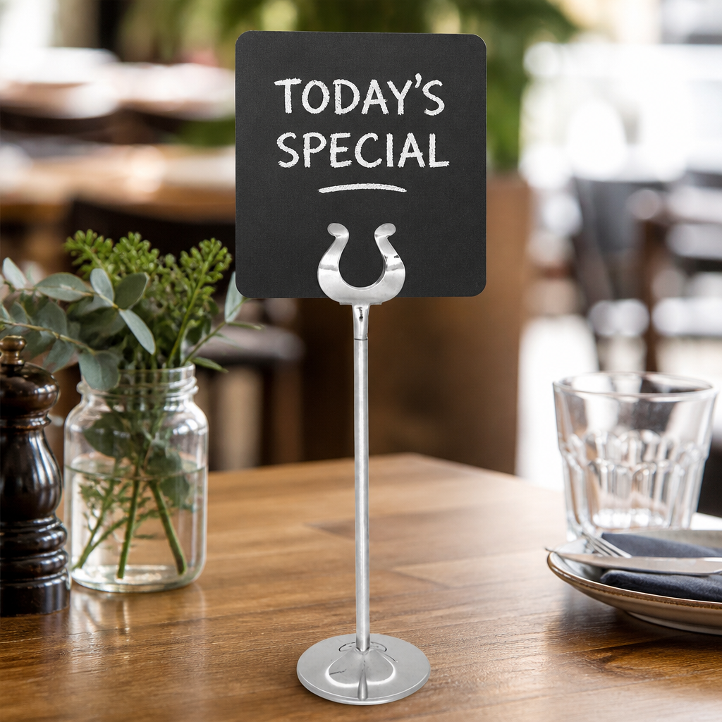 Stainless Steel Table Number Stand 255mm