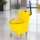 25L Commercial Mop Bucket with Foot Pedal Release Yellow