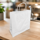 Small Recyclable Paper Bags 250 Pack for Commercial Use