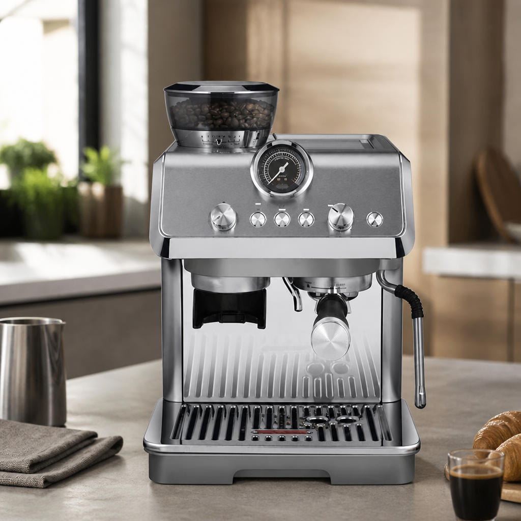 Commercial Bean to Cup Coffee Machine with 8 Grind Settings