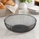 Round Wire Food Display Basket 285x85mm Commercial Serving Baskets