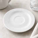Commercial 150mm Porcelain Saucers for Beverage Service 12 Pack