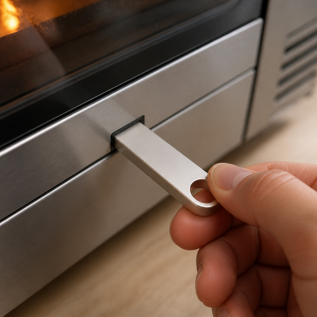 Oven USB Stick for software updates for commercial ovens