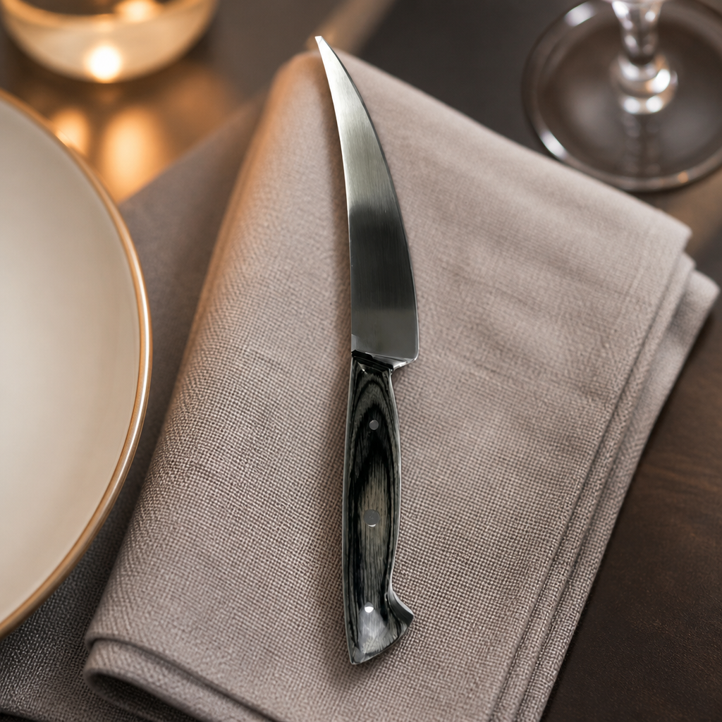 Commercial Steak Knives 20.3cm Polywood Handle 6 Pack