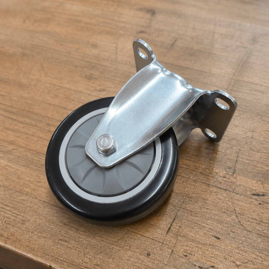 Standard castor for commercial kitchen fryers