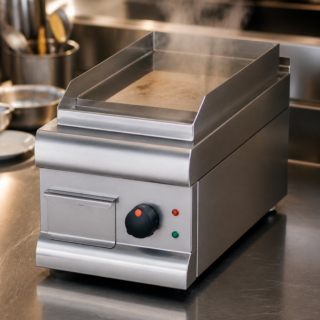 Commercial Electric Griddle 262 x 405mm Smooth Plate