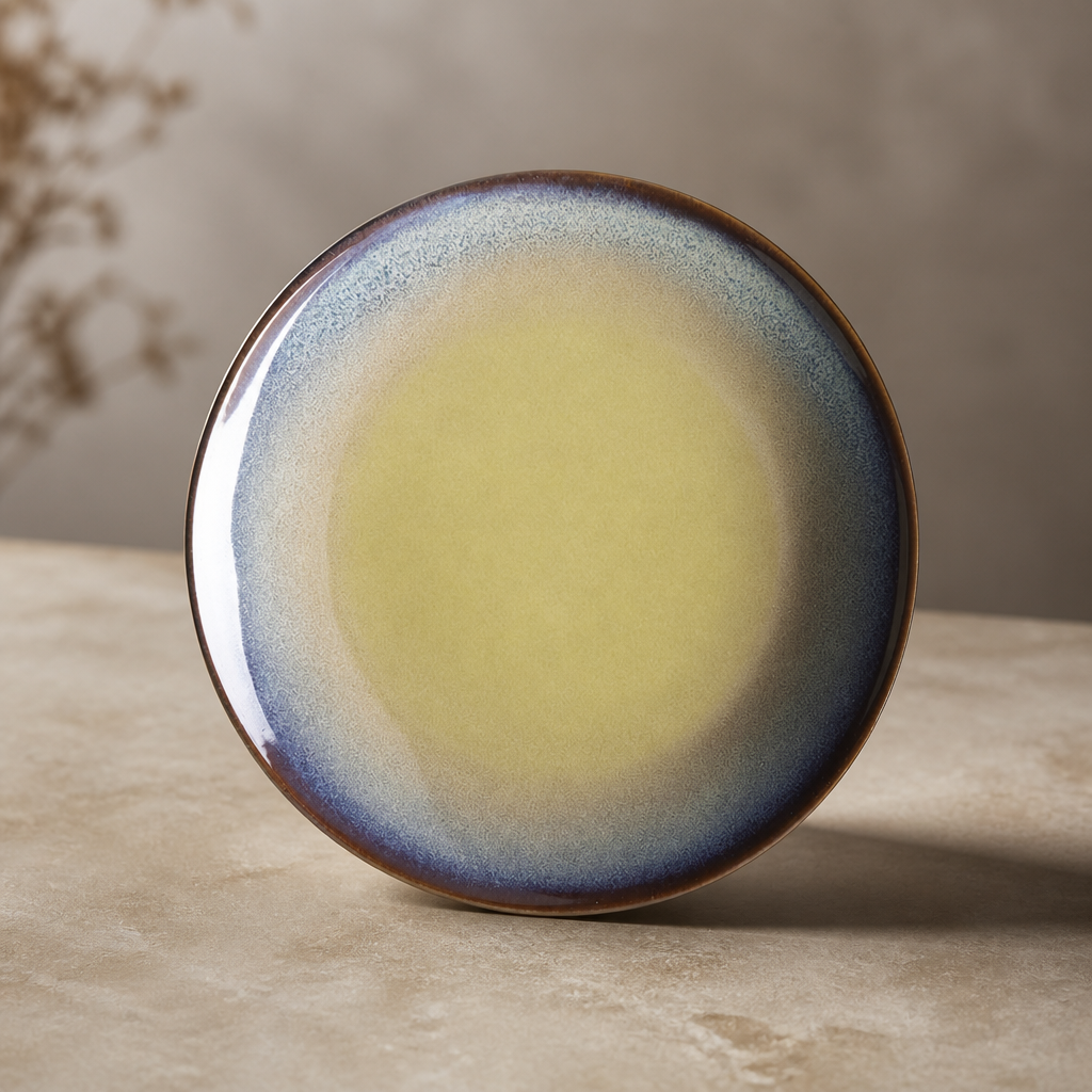 Commercial Coupe Plates 270mm Aubergine Reactive Glaze 6 Pack