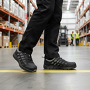 Premium Lightweight Mesh Safety Trainer with Steel Toe for Durability, Available in Sizes 3-12