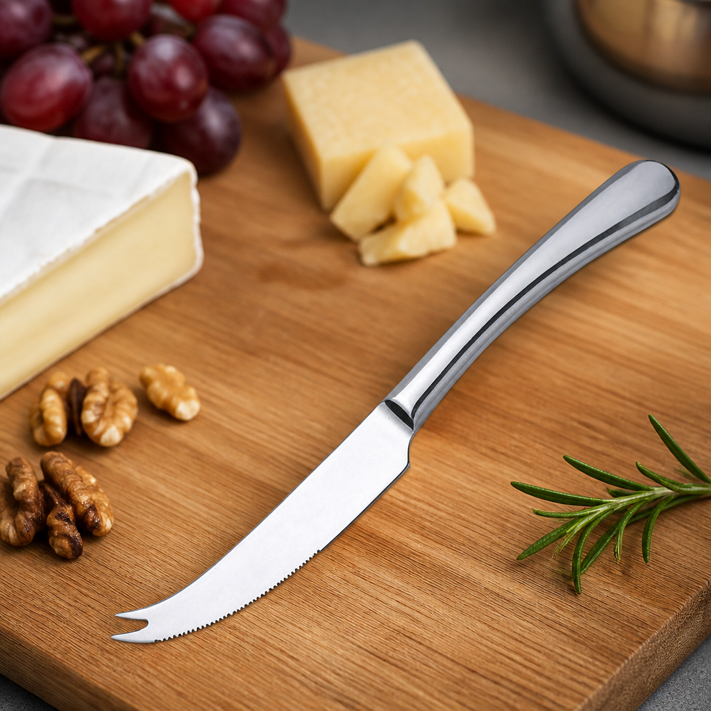 Commercial Two-Pronged Cheese Knife 12 Pack 221mm Stainless Steel