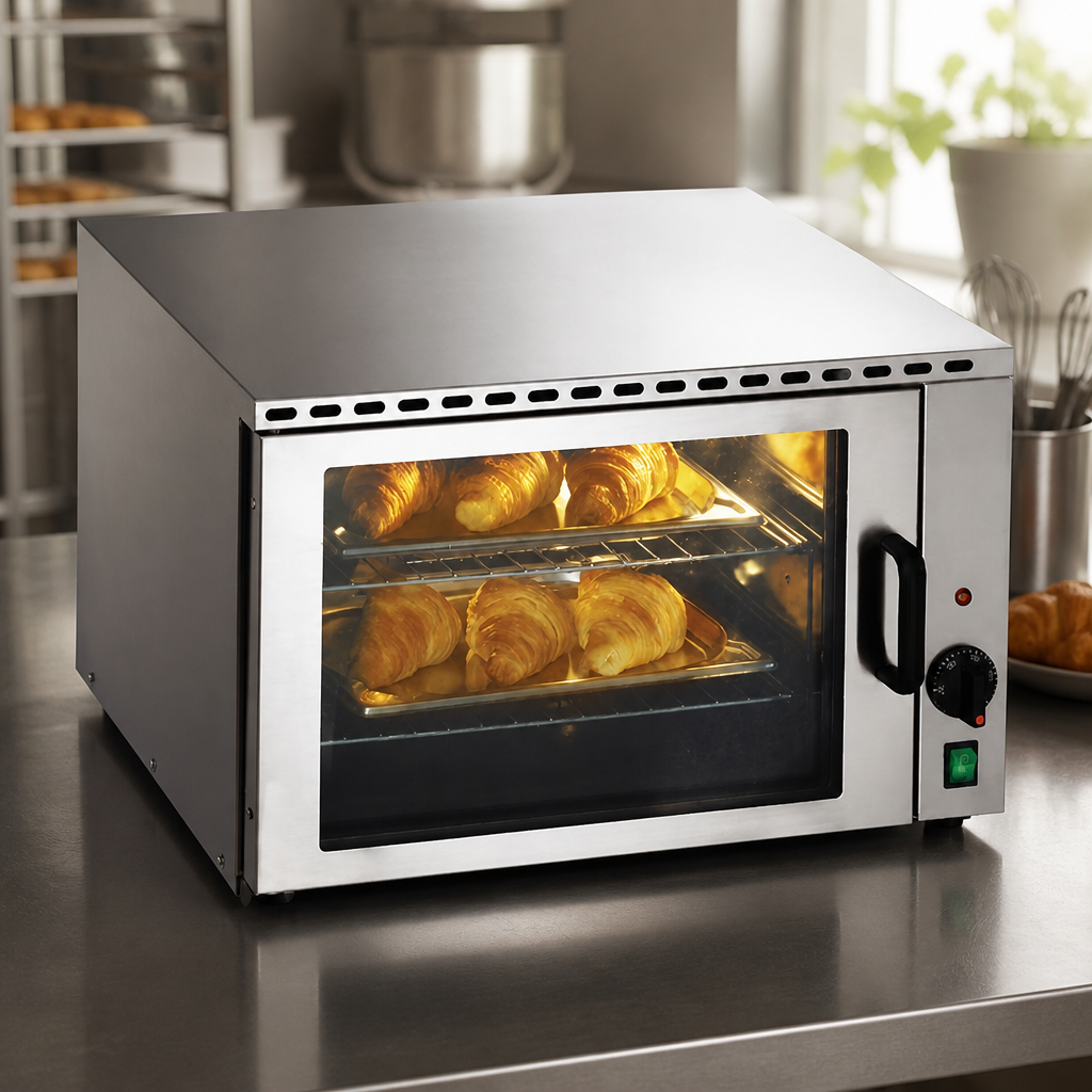 Commercial Side Opening Door Convection Oven 2x 1/2GN Capacity