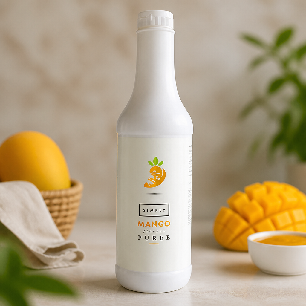 Commercial Mango Puree 1L for cocktails and mocktails