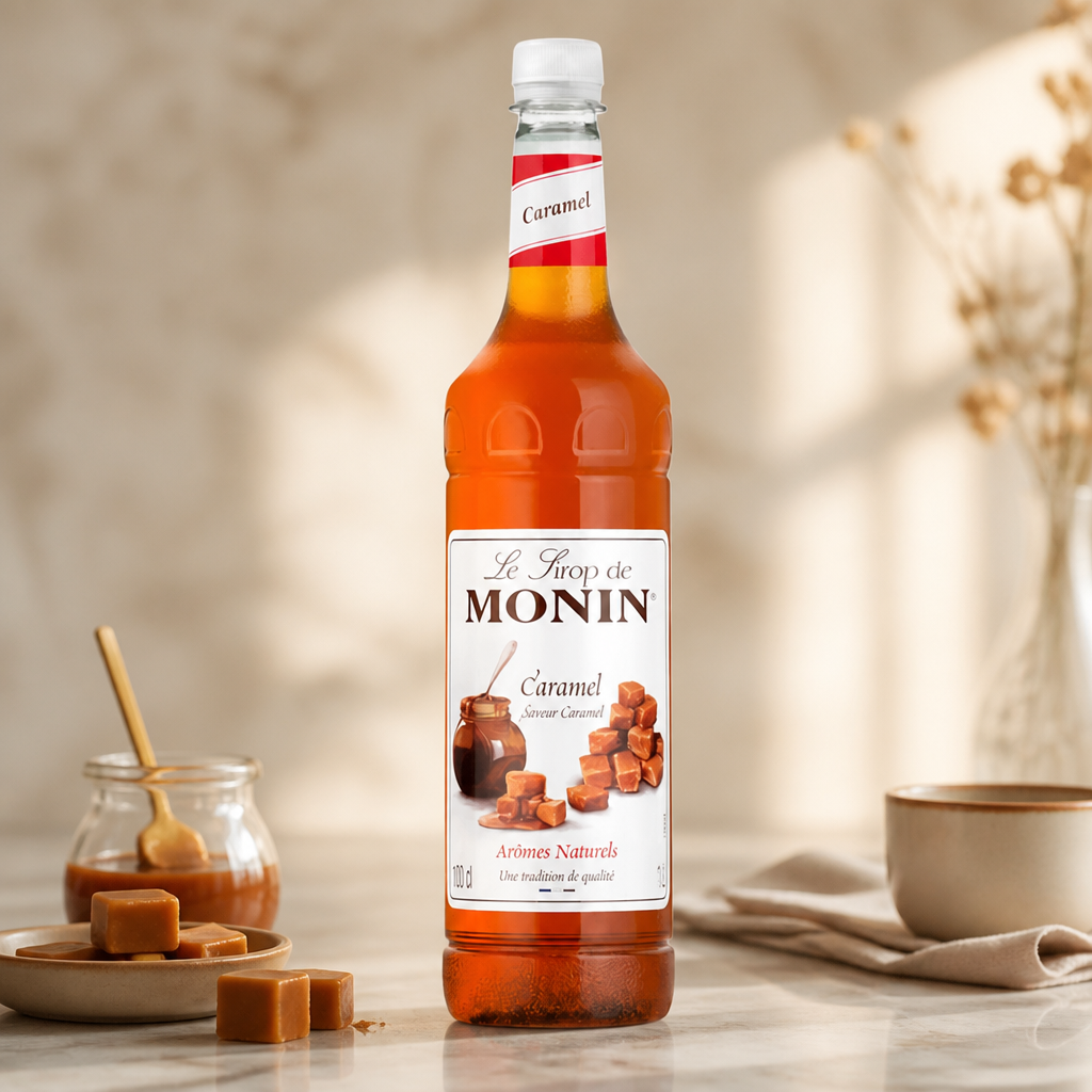 1Ltr Commercial Caramel Syrup for beverages and cocktails