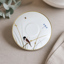 Commercial Bone China Tea Saucer Soup Stand 160mm 12 Pack