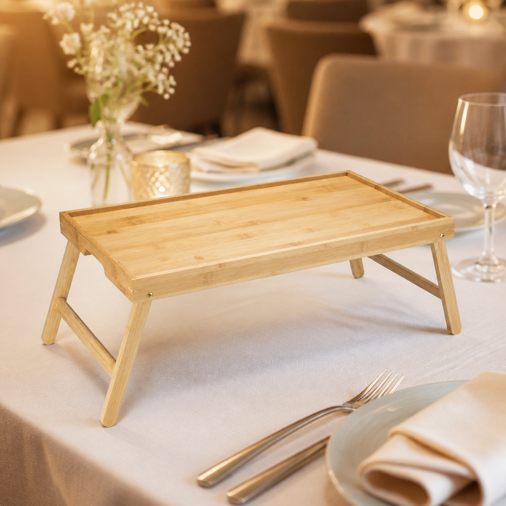Commercial Bamboo Rectangular Room Tray 315x625mm