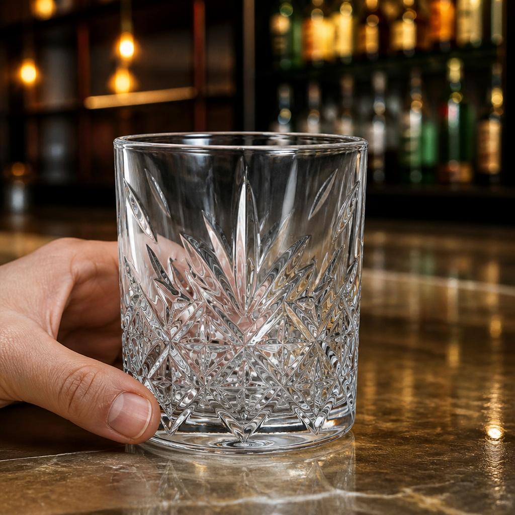 Vintage Cocktail Glasses 210ml Dishwasher Safe 12 Pack
