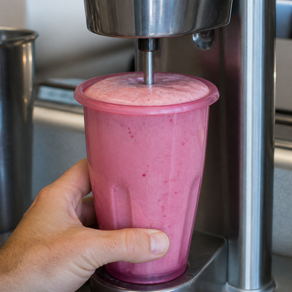 0.9 Ltr Commercial Milkshake Cup, dishwasher safe