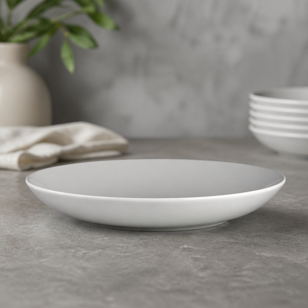 Commercial Low Coupe Bowls 260mm 946ml Porcelain 12 Pack