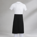 Commercial Staff Apron Black 900x800mm Cotton Polyester