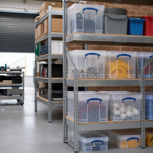 35 Litre Clear Folding Storage Box