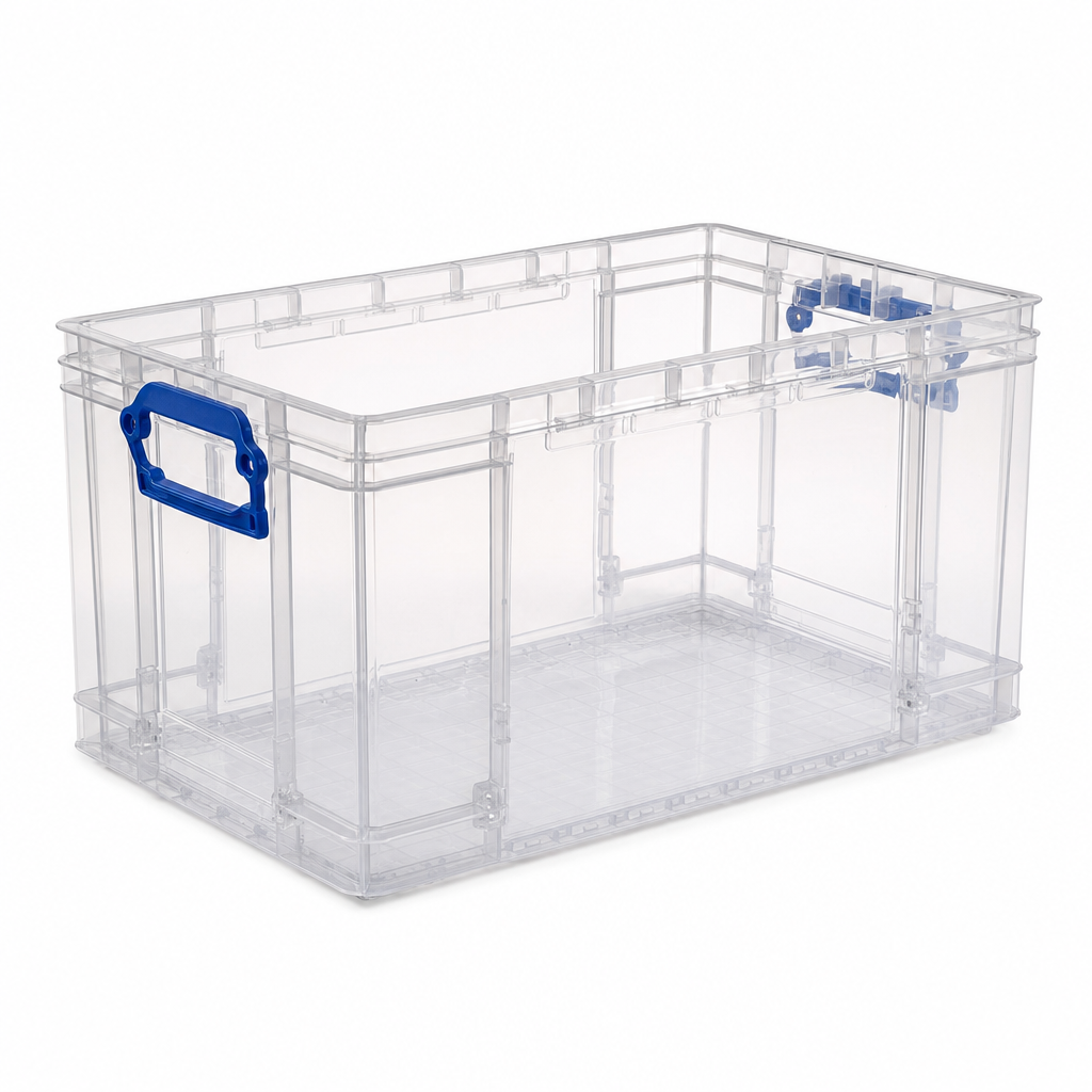 35 Litre Clear Folding Storage Box