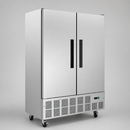 Commercial Double Door Slimline Fridge 960Ltr Capacity