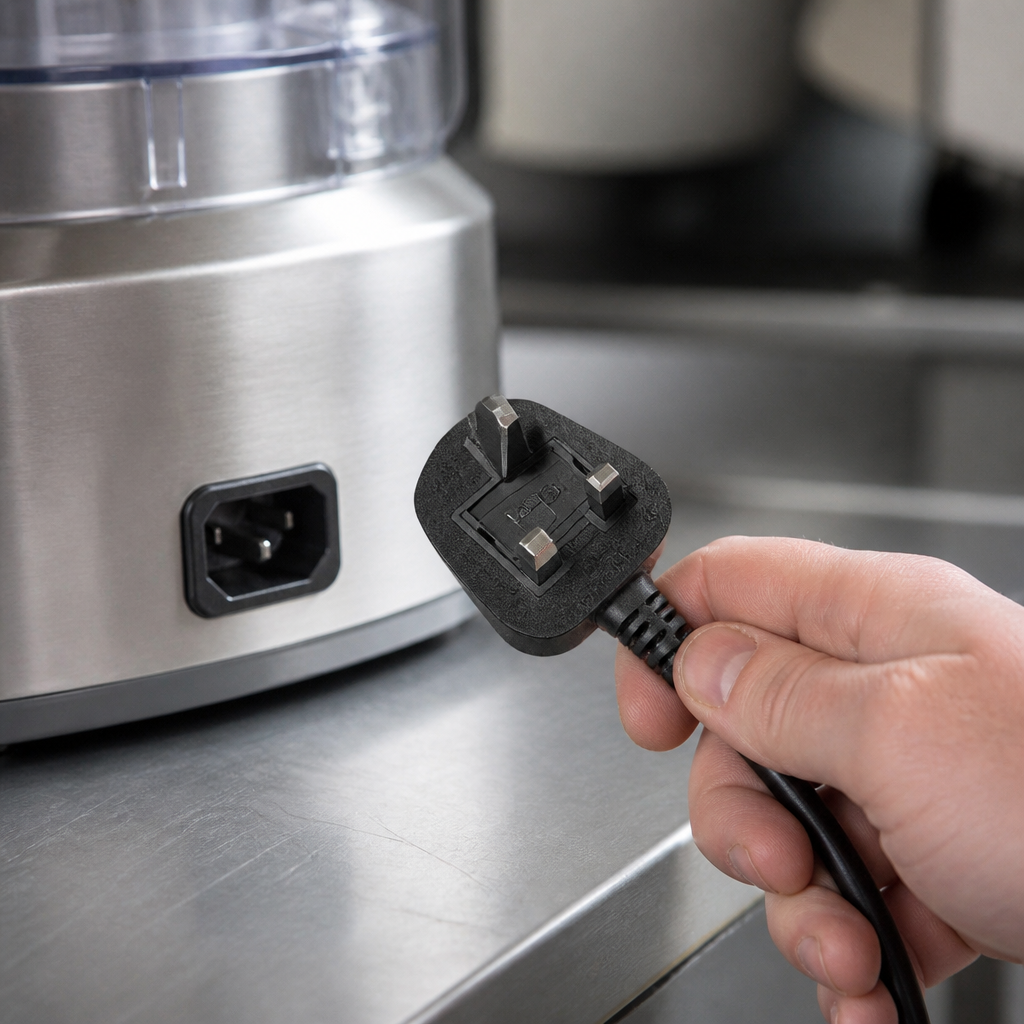 Genuine replacement power cord for commercial food processor