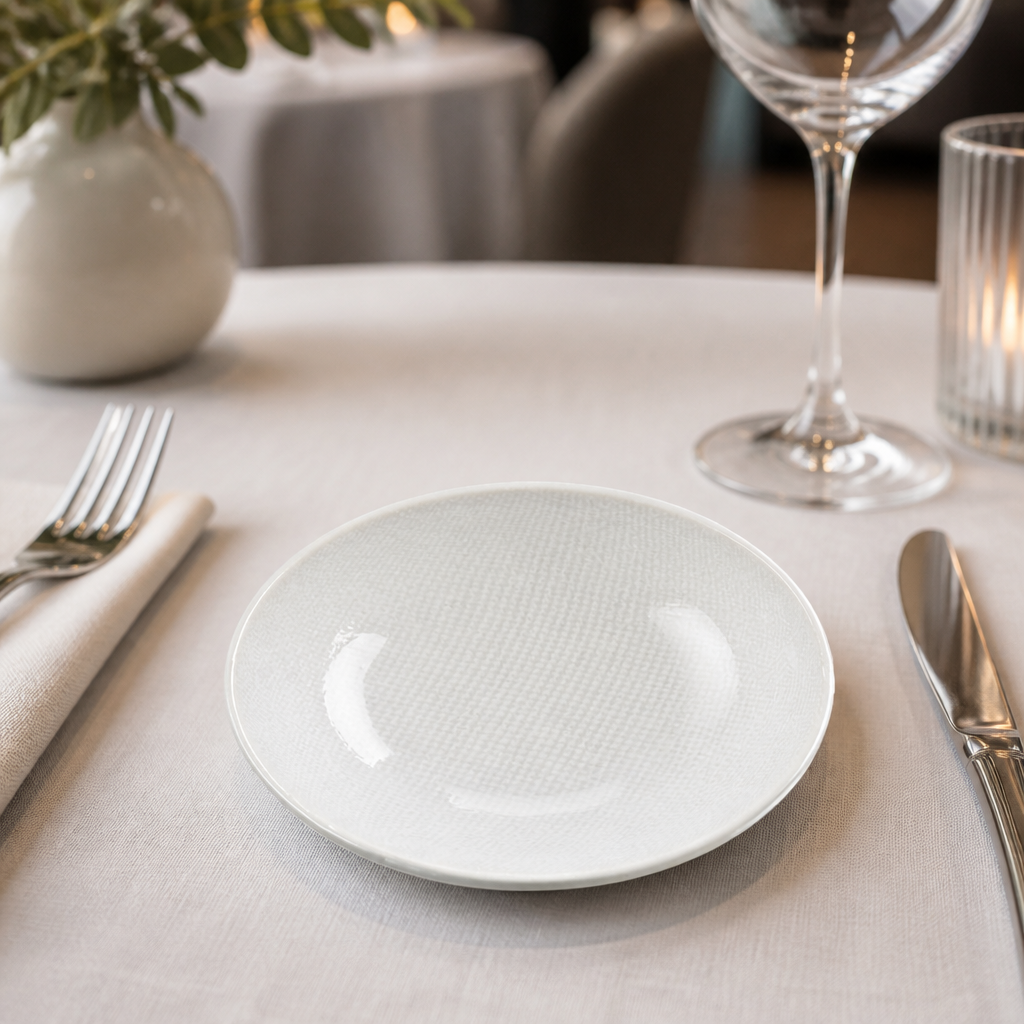 Pack of 6 Commercial Porcelain Coupe Bowls 160mm