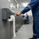 Premium Jumbo 2-Ply Toilet Tissue Rolls - Case of 6 Heavy Duty Rolls for Efficient Cleaning