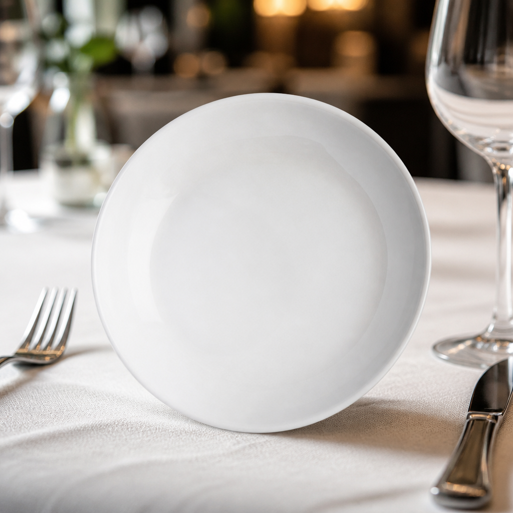 Commercial Porcelain Salad Bowls 220mm 0.939 Ltr Pack of 4