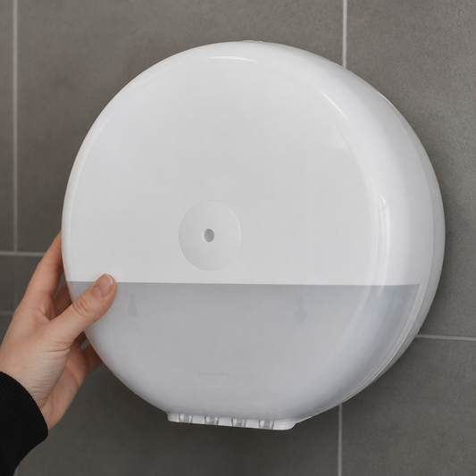 High-Capacity Commercial Toilet Roll Dispenser for High-Traffic Areas